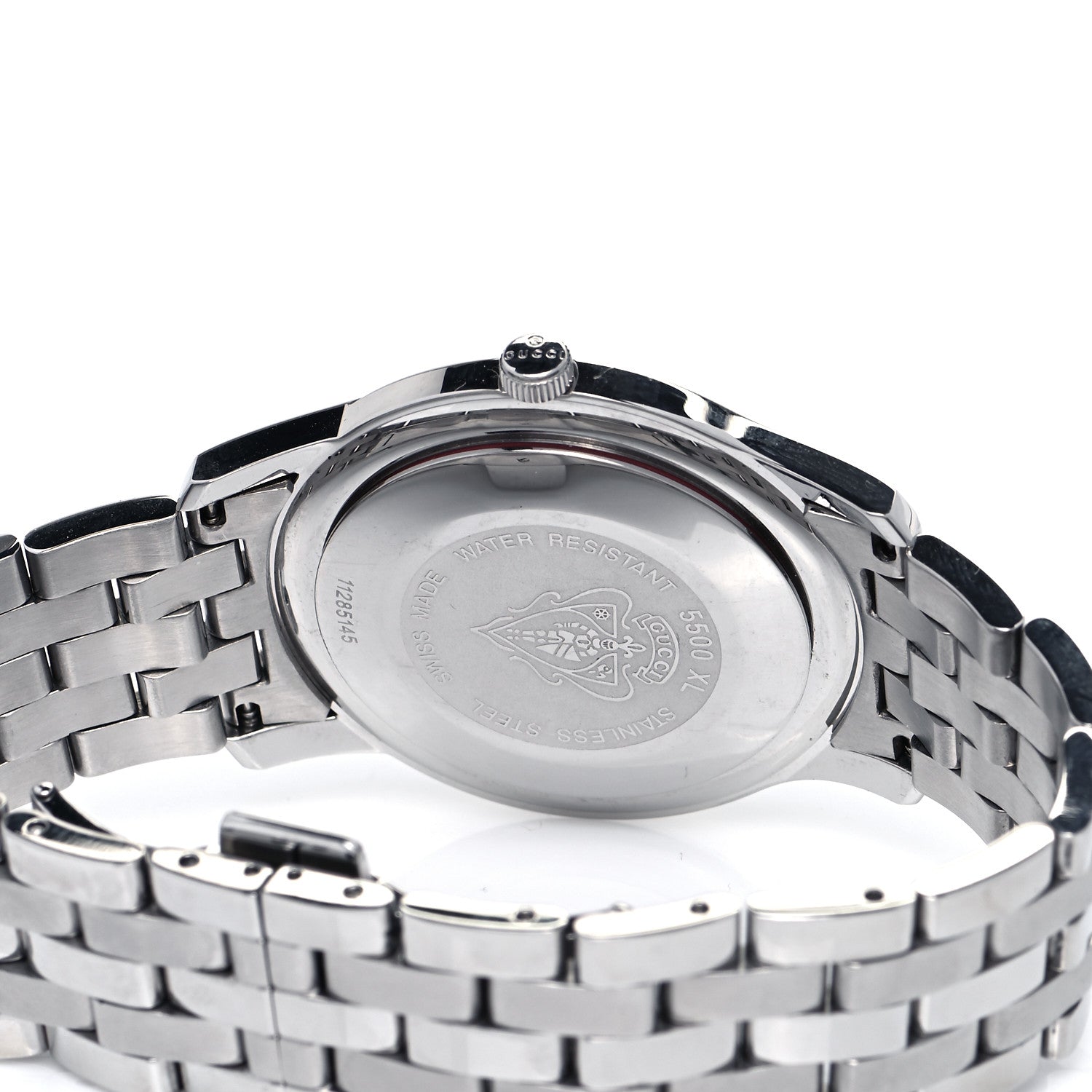 Gucci Stainless Steel 38mm 5500XL Quartz Watch Black 4 of 4