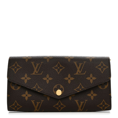 Louis Vuitton Monogram Sarah Wallet NM Rose Ballerine 1 of 6