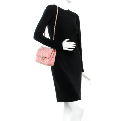 Chanel Lambskin Quilted Medium Double Flap Pink 2 of 14
