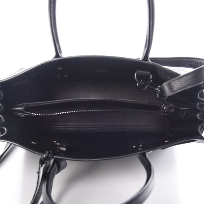 Saint Laurent Grained Calfskin Baby Sac De Jour Black 7 of 10