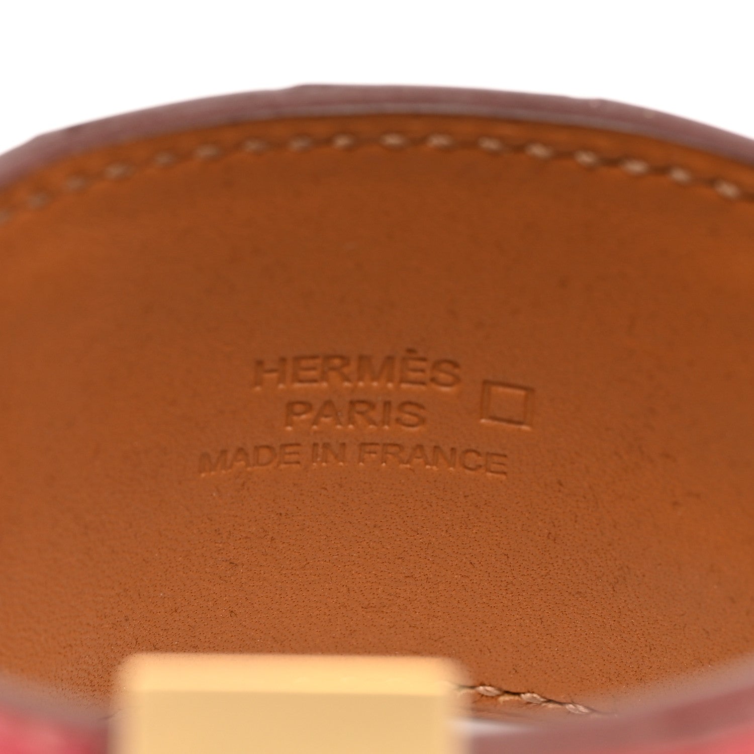 Hermes Shiny Alligator Collier De Chien CDC Bracelet S Rouge De Coeur 7 of 7