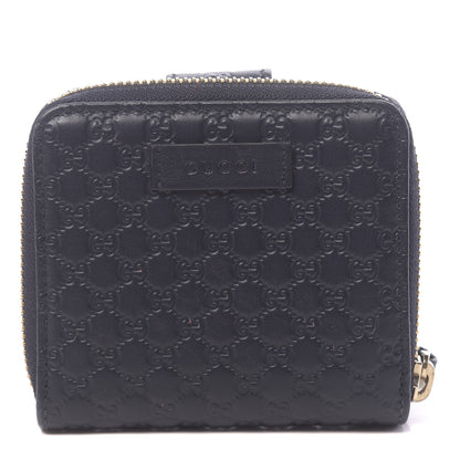 Gucci Microguccissima Compact Wallet Navy 1 of 9