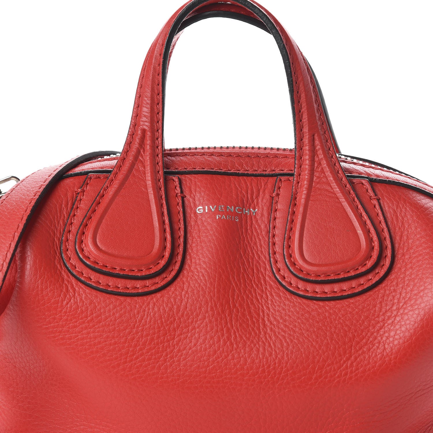 Givenchy Waxed Calfskin Micro Nightingale Medium Red 10 of 10