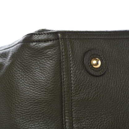 Saint Laurent Calfskin Large Downtown Tote Olive 8 of 11