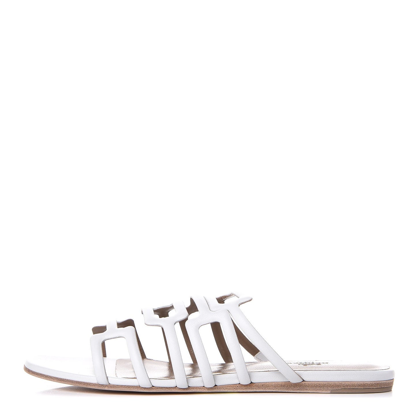 Nappa Calfskin Olympe Sandals 38 White