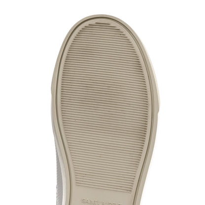 Saint Laurent Perforated Calfskin Cheetah Print Andy Low Top Sneakers 38.5 White Black 12 of 14