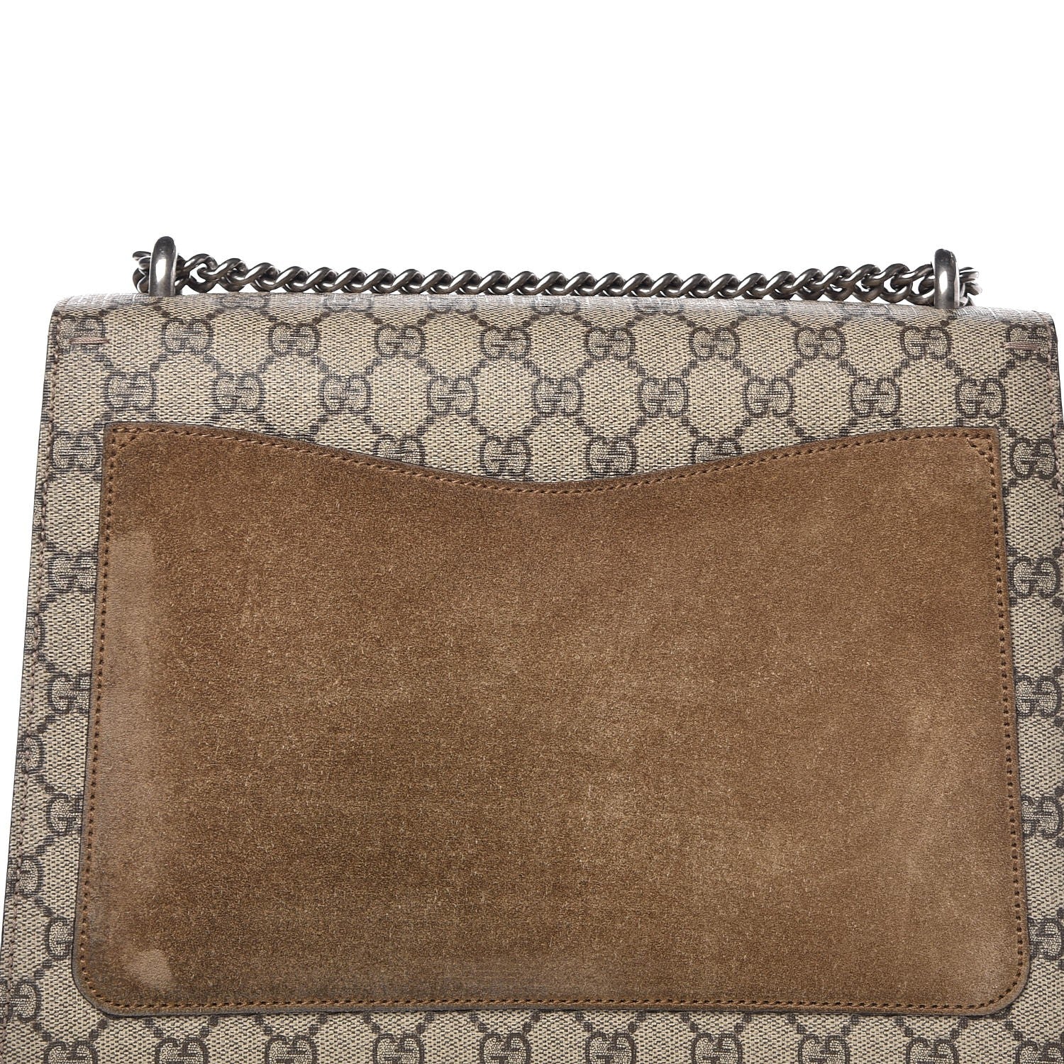 Gucci GG Supreme Monogram Medium Dionysus Shoulder Bag Taupe 9 of 9