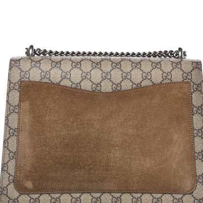 Gucci GG Supreme Monogram Medium Dionysus Shoulder Bag Taupe 9 of 9