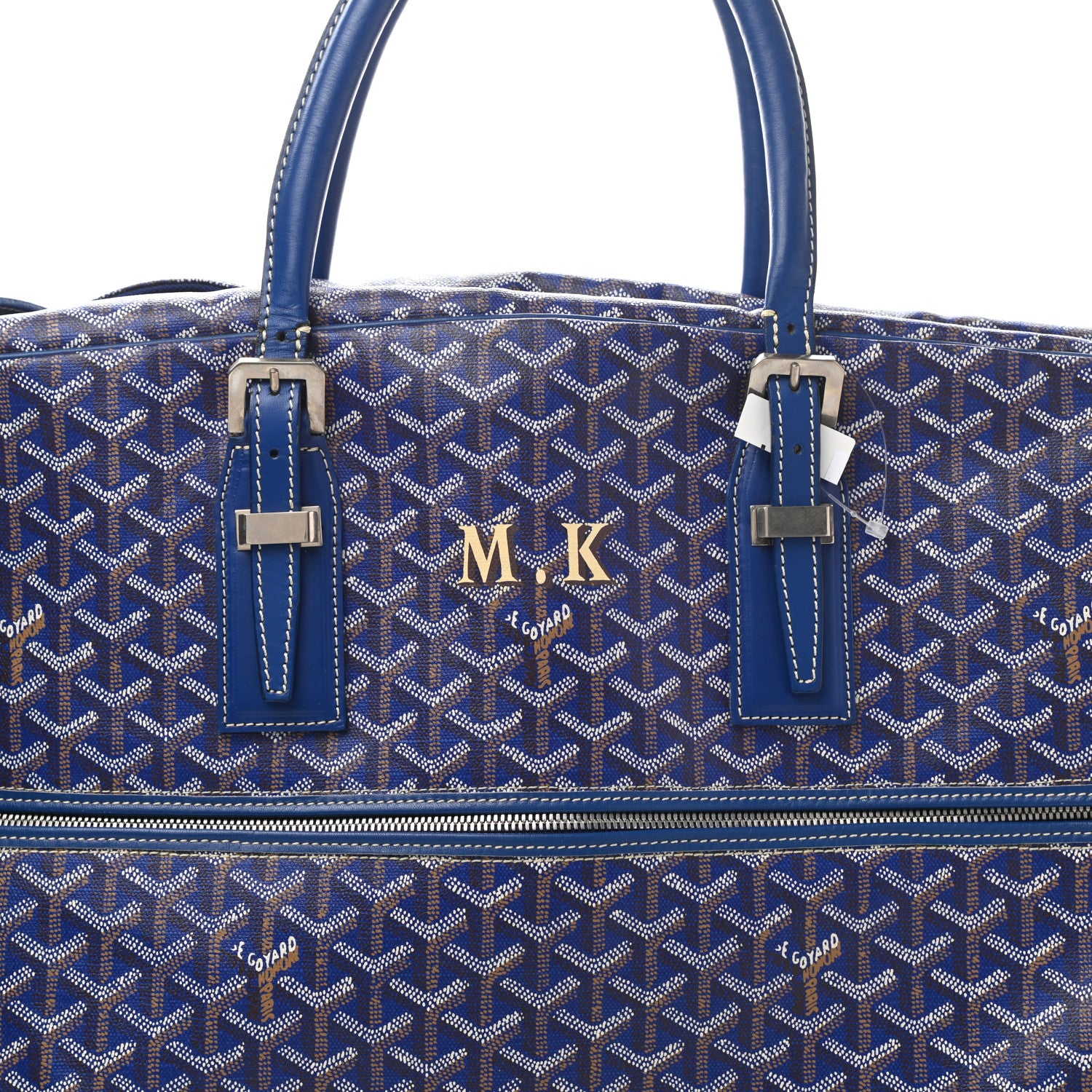 Goyard Goyardine Porte-Habits Garment Bag Blue 8 of 17