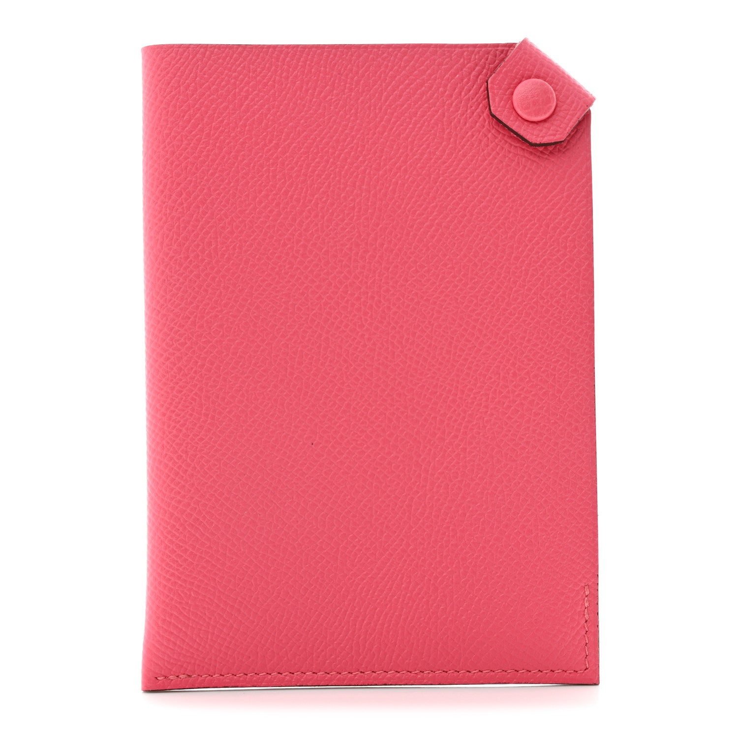 Hermes Epsom Tarmac Passport Holder Rose Jaipur 1 of 7