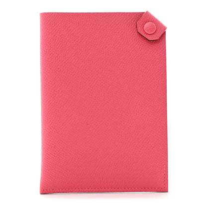 Hermes Epsom Tarmac Passport Holder Rose Jaipur 1 of 7