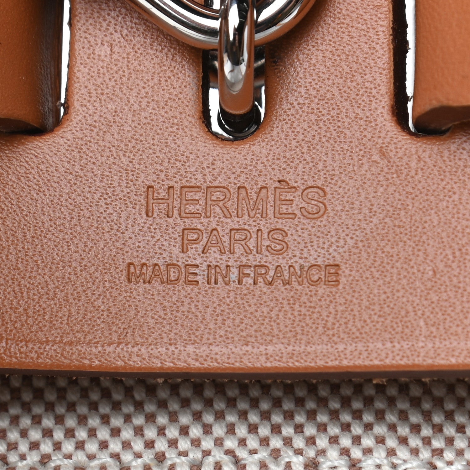 Hermes Vache Hunter Criss Viking Herbag a Dos Retourne Backpack Ecru Beige Naturel 9 of 10