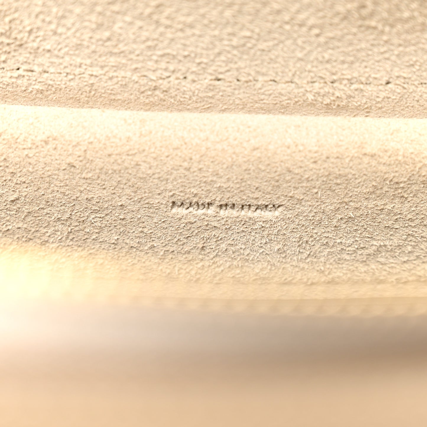 Grained Calfskin Micro Belt Bag Light Taupe
