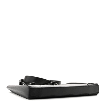 Louis Vuitton Taiga Slim Briefcase Black 4 of 9