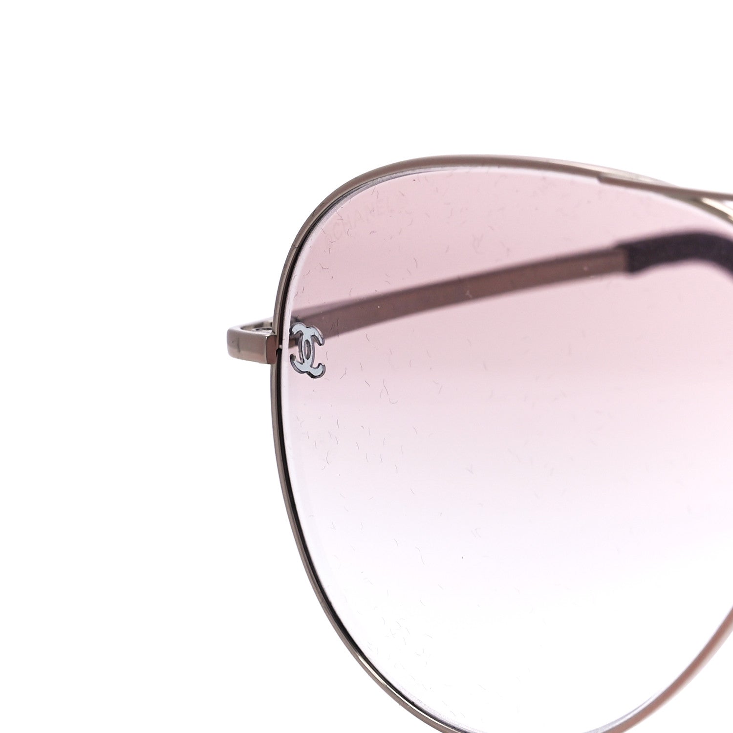 Chanel Metal Aviator CC Sunglasses 4189-T-Q Pink 7 of 8