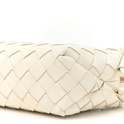 Bottega Veneta Polished Nappa Intrecciato Metal Knots Mini Loop Camera Bag Bone 8 of 9