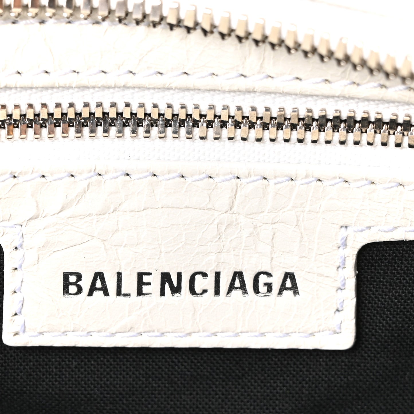 Agneau Arena Small Neo Cagole City Handbag Optic White