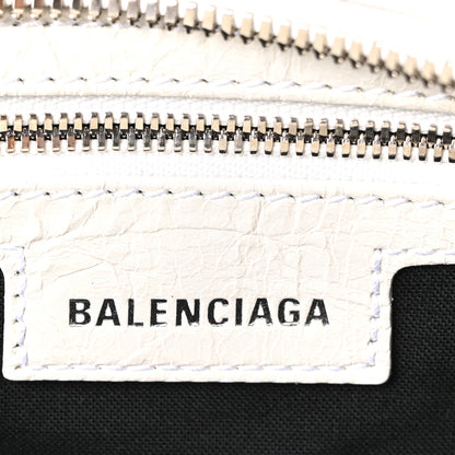Balenciaga Agneau Arena Small Neo Cagole City Handbag Optic White 7 of 12
