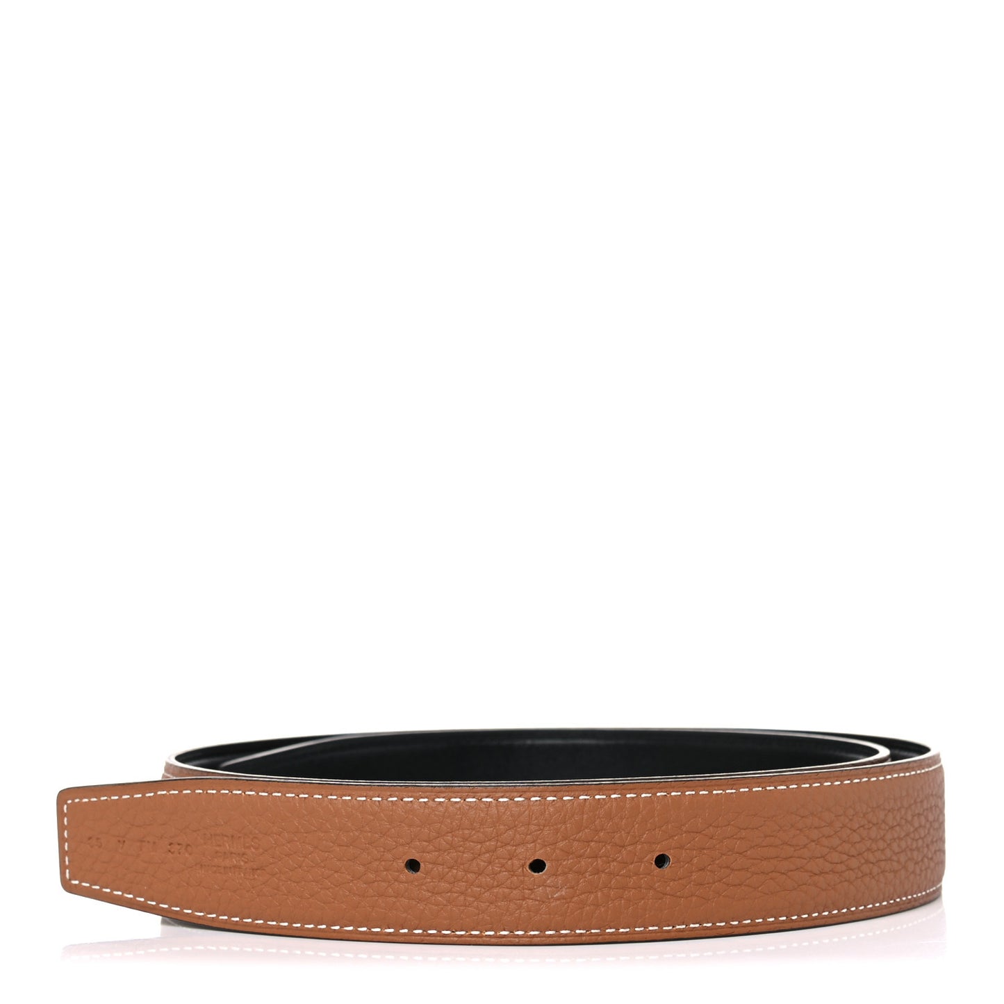 Box Togo 32mm Belt Strap 85 Black Gold