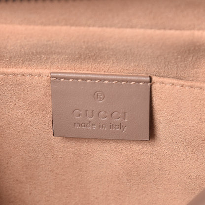 Gucci Calfskin Matelasse Small GG Marmont Chain Shoulder Bag Porcelain Rose 8 of 10