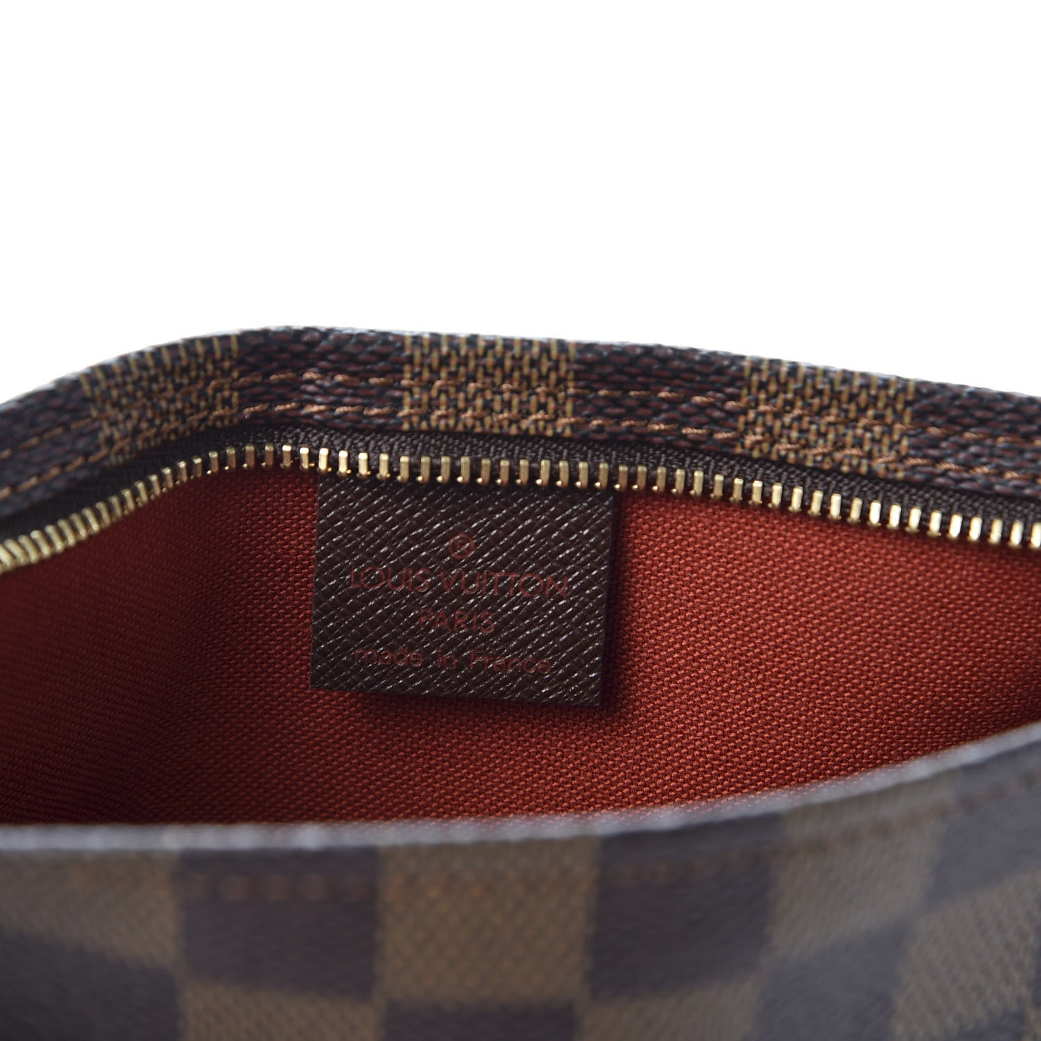 Louis Vuitton Damier Ebene Trousse Make Up Bag Pochette 7 of 9