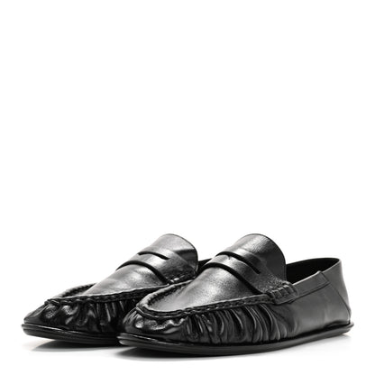 Saint Laurent Calfskin Le Loafer Foldable Mens Penny Slippers 40 Black 4 of 10
