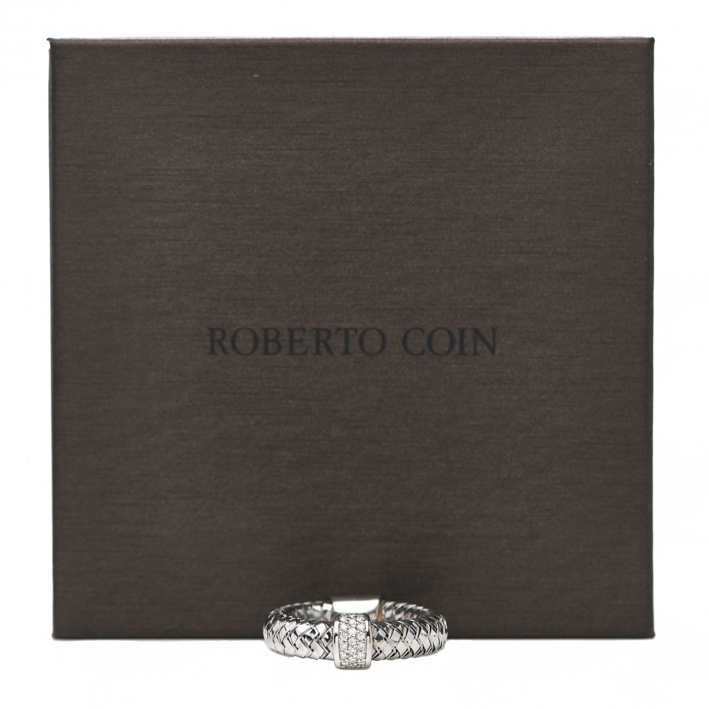 18K White Gold Diamond Primavera Ring 54 6.75