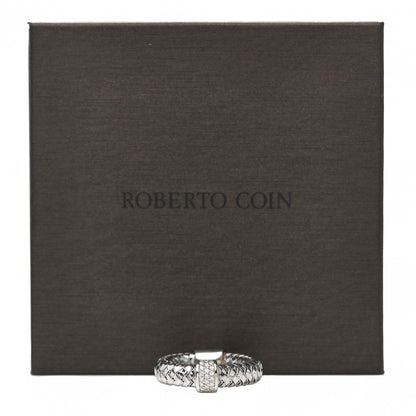 Roberto Coin 18K White Gold Diamond Primavera Ring 54 6.75 5 of 5
