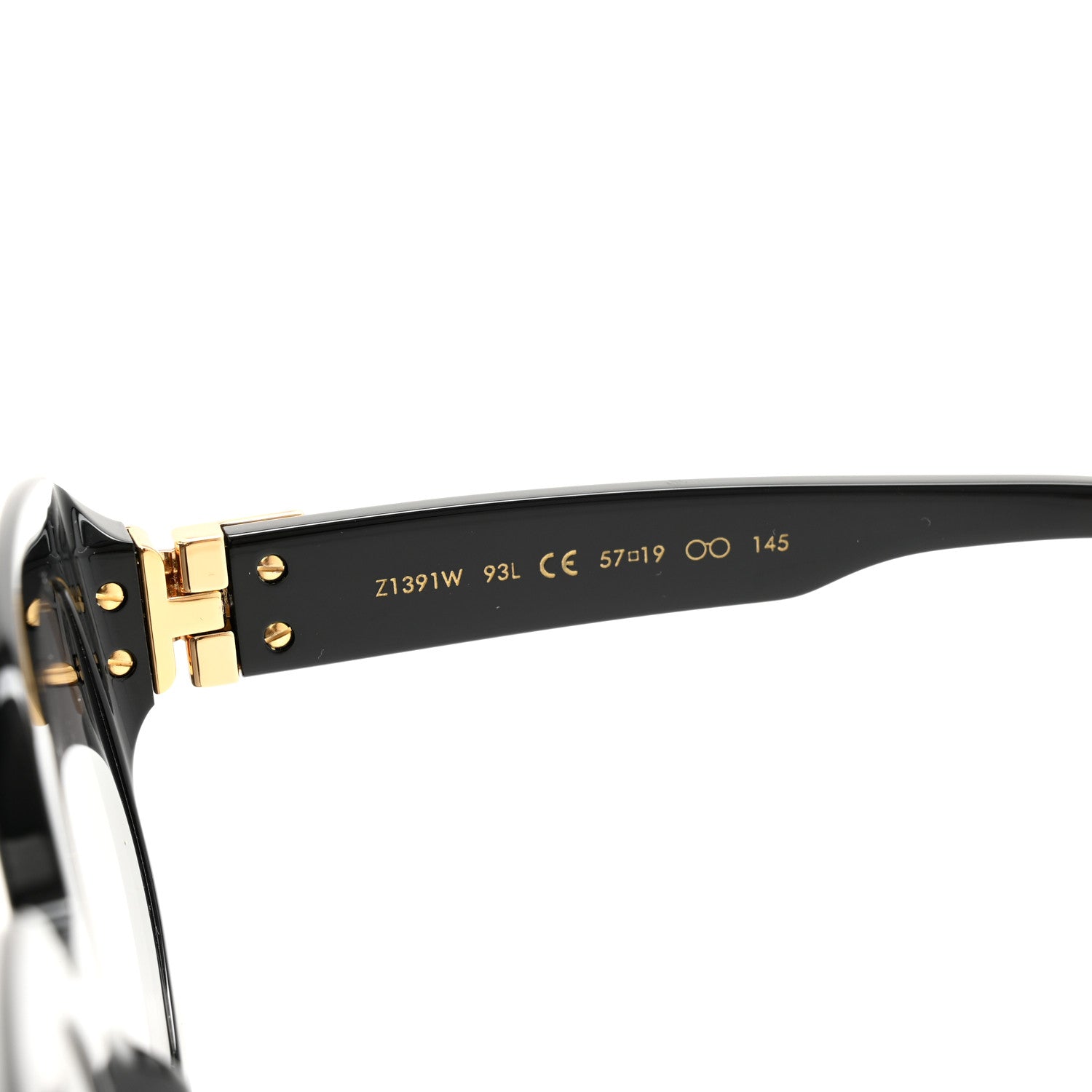 Louis Vuitton Acetate Charade Sunglasses Z1391W Black 6 of 9