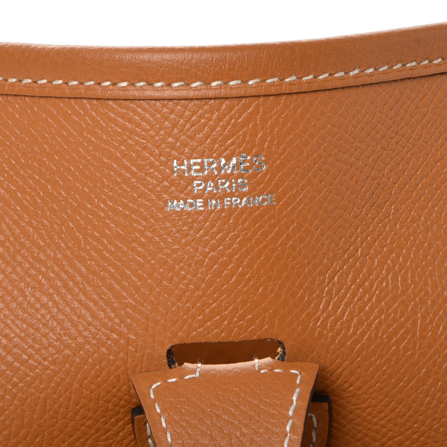 Hermes Epsom Evelyne III PM Toffee 6 of 9