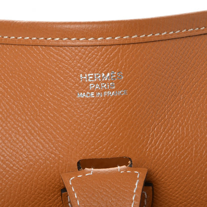 Hermes Epsom Evelyne III PM Toffee 6 of 9
