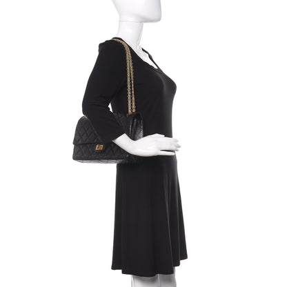 Chanel Aged Calfskin Quilted 2.55 Reissue 226 Flap Black 3 of 12