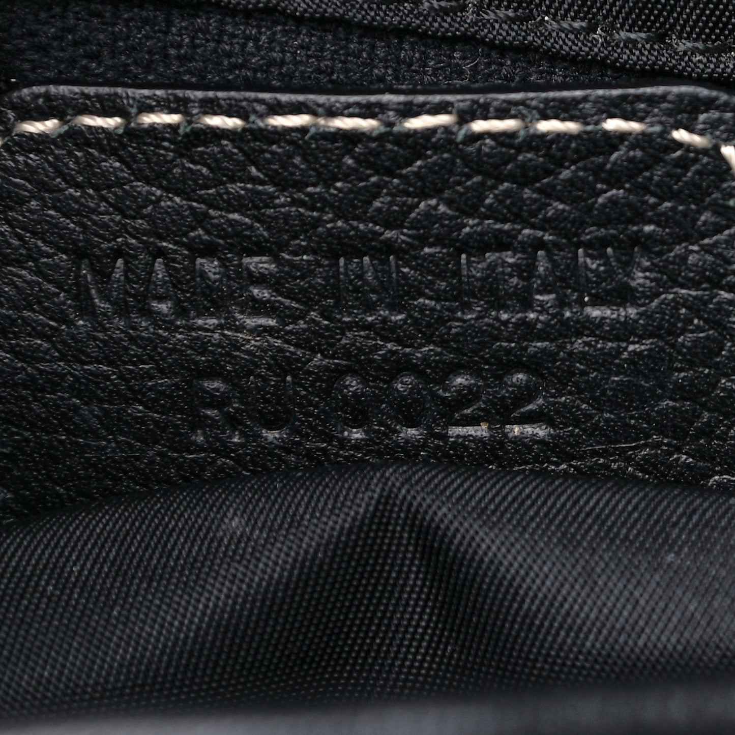 Calfskin Saddle Bag Black