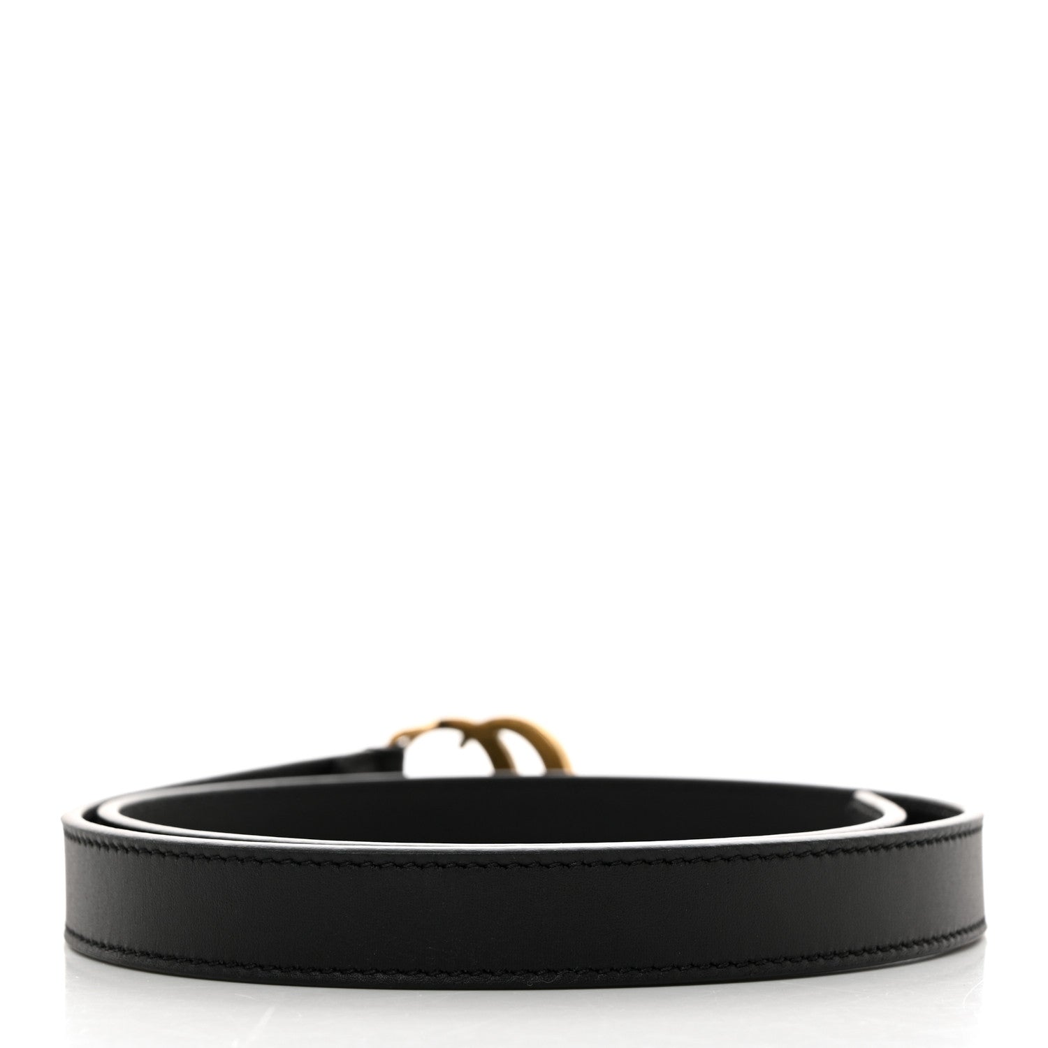 Gucci Calfskin Double G 20mm Belt 70 28 Black 2 of 5