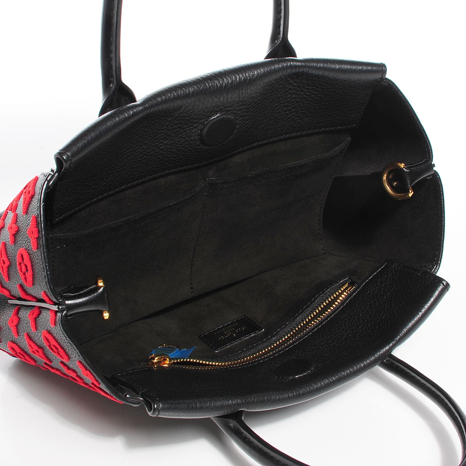 Louis Vuitton Veau Cachemire Tote W BB Black 5 of 8