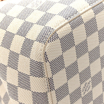 Louis Vuitton Damier Azur Braided Neonoe MM Peach Cream 8 of 11