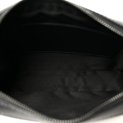 Burberry Coated Canvas Calfskin Check Muswell Bag Charcoal 5 of 11