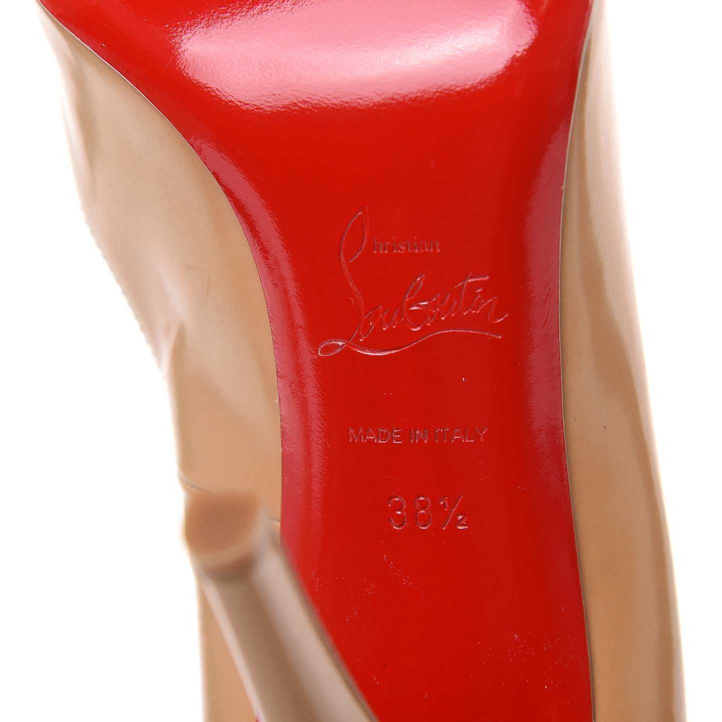 Patent Decollete 868 100 Pumps 38.5 Nude