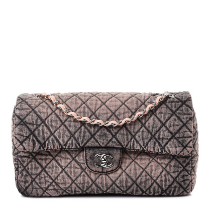 Chanel Denim Quilted Denimpression Flap Rose Clair 1 of 4