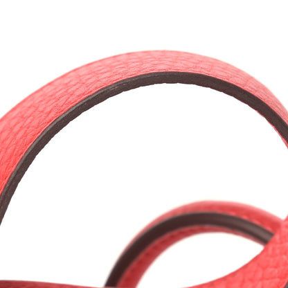 Hermes Taurillon Clemence Mini Lindy 20 Rouge Tomate 13 of 13