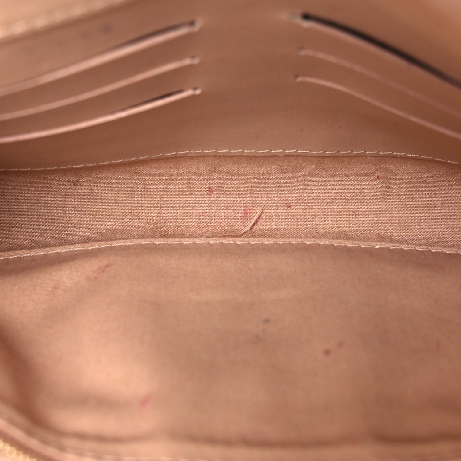 Louis Vuitton Patent Louise Clutch Nude 7 of 10