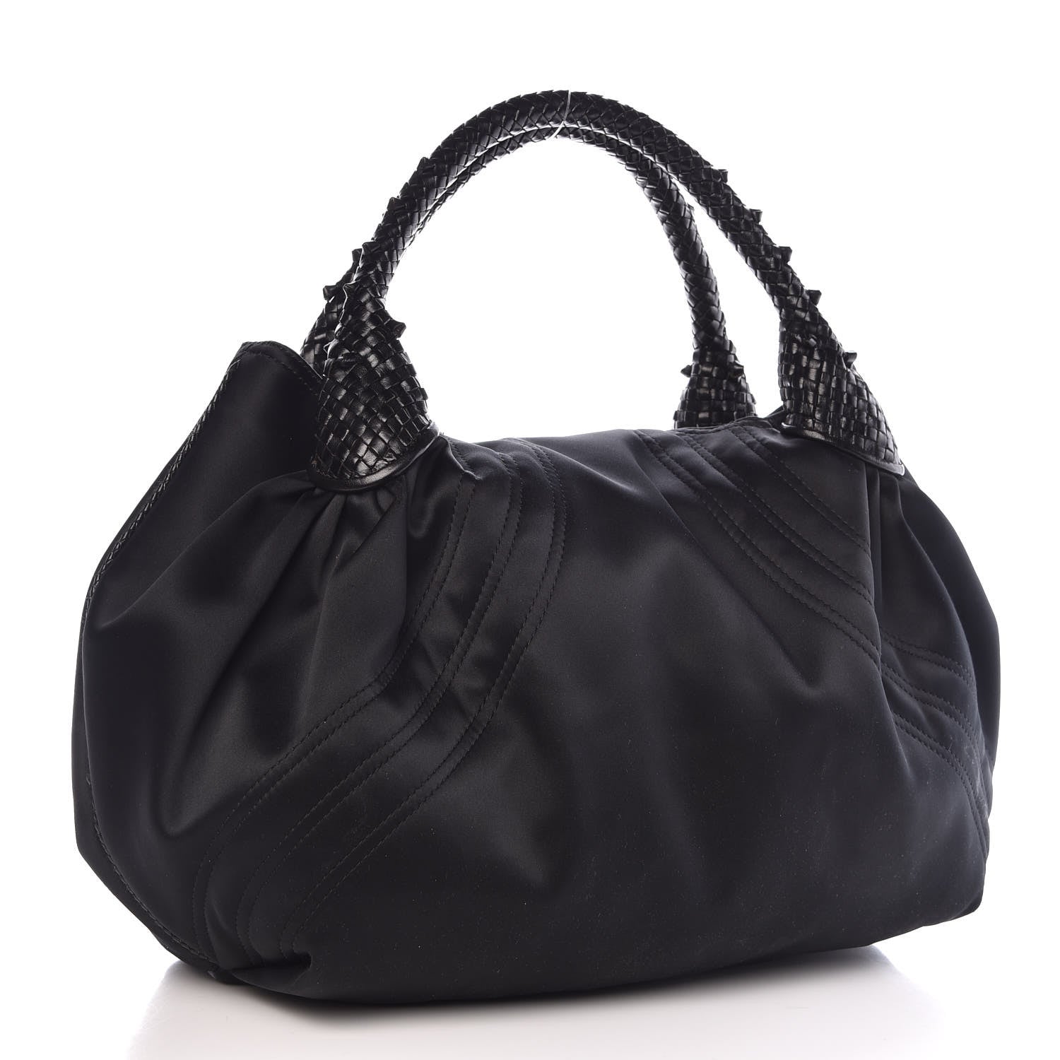 Fendi Satin Nappa Spy Black 3 of 12