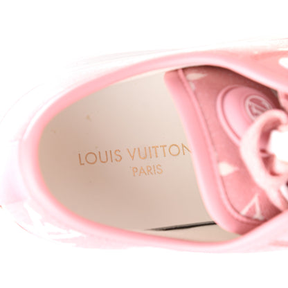 Louis Vuitton Denim Monogram Squad Sneakers 35 Pink 7 of 7