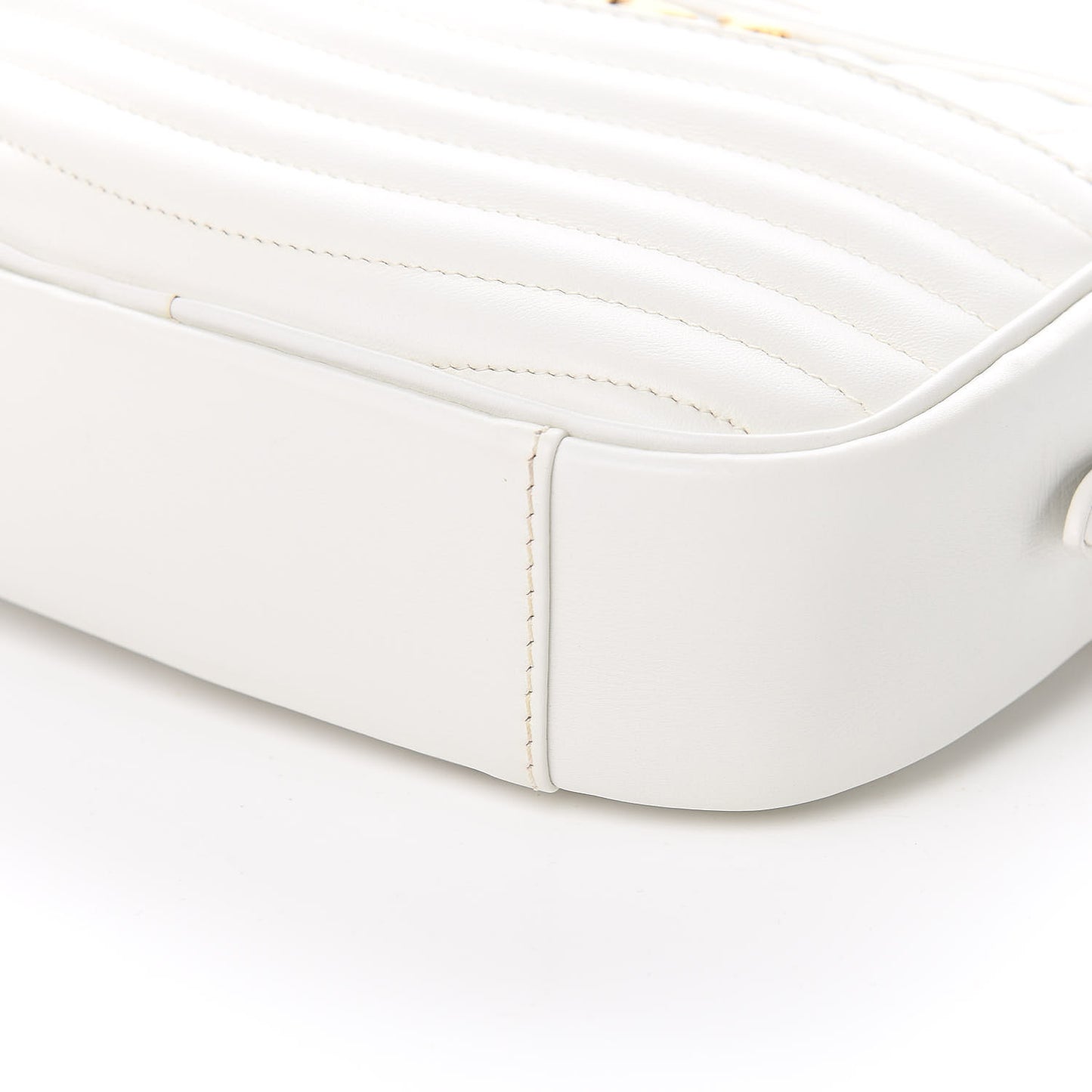 Calfskin New Wave Camera Bag White