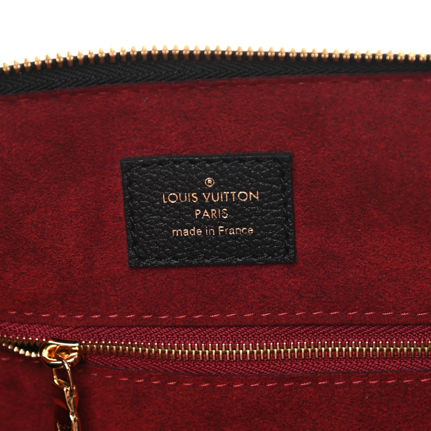 Louis Vuitton Empreinte Monogram Giant Speedy Bandouliere 25 Black Beige 6 of 9