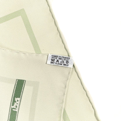Hermes Silk Bolduc Pocket Square 45 4 of 4