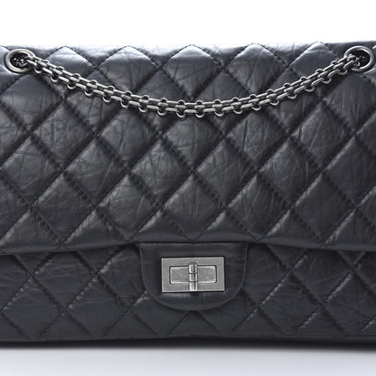 Chanel Aged Calfskin Quilted 2.55 Reissue 227 Flap Black 8 of 13