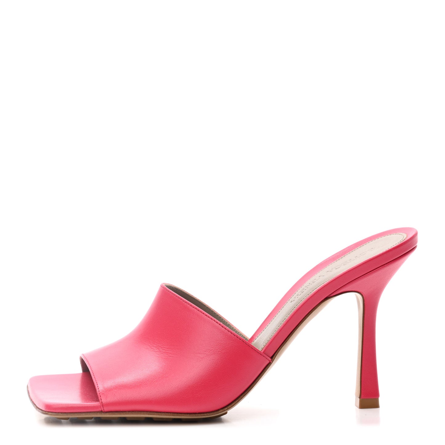 Lambskin Stretch Mule Sandals 37.5 Lollipop