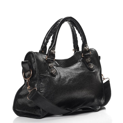 Balenciaga Agneau Giant 21 Rose Gold Hardware City Black 4 of 14