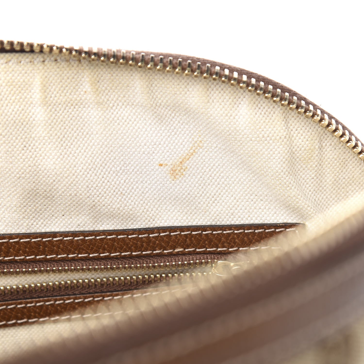 Gucci Monogram Medium Bree Shoulder Bag Beige Tabacco 8 of 12